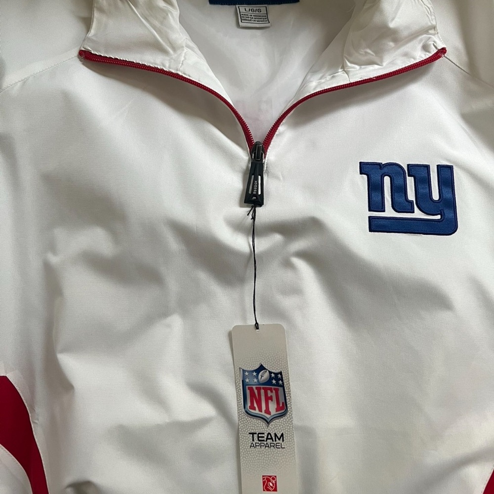 NY GIANTS NFL Team Pullover Jacket and Cap